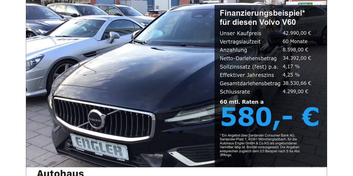Volvo V60 25.490 km 42.990 &euro; Lübeck 23566
