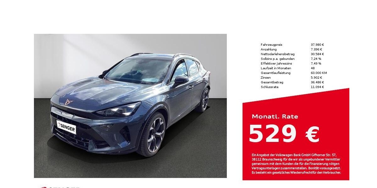 Cupra Formentor 3.150 km 36.950 &euro; Lübeck 23556