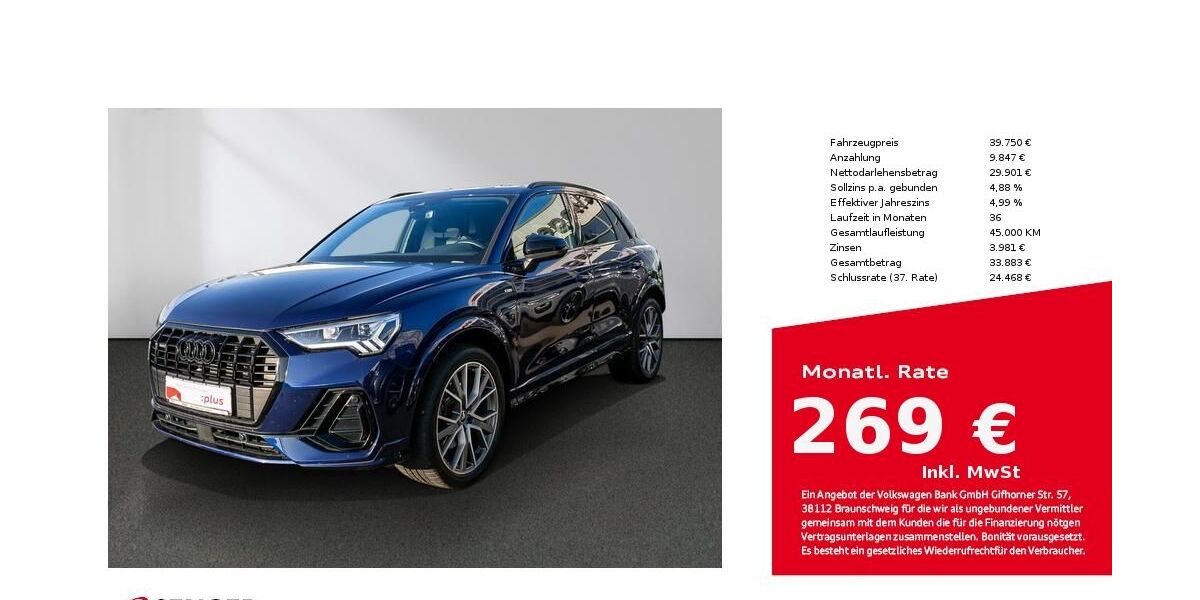Audi Q3 18.300 km 37.980 &euro; Lübeck 23556