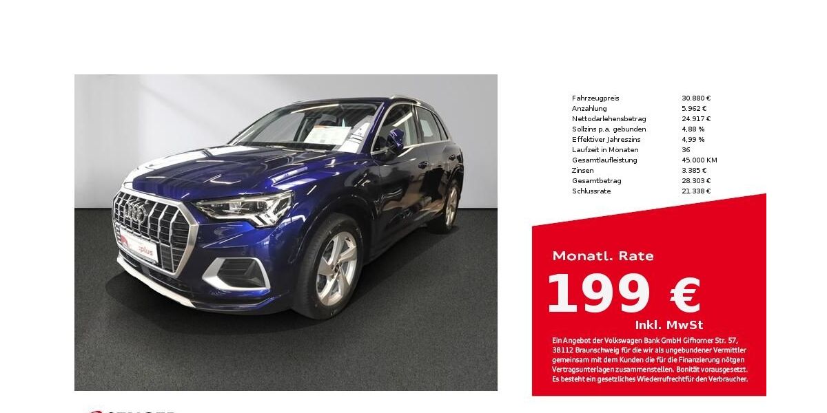 Audi Q3 32.100 km 29.880 &euro; Lübeck 23556