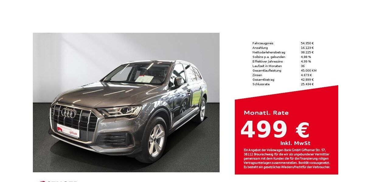 Audi Q7 109.050 km 54.350 &euro; Lübeck 23556