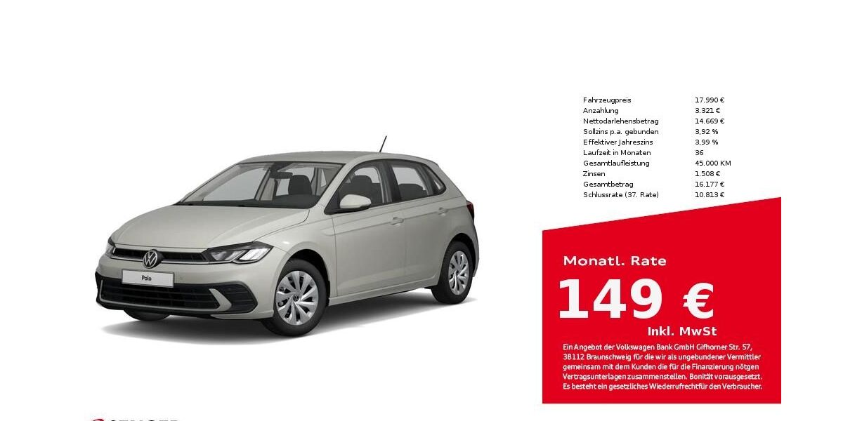 VW Polo 57.500 km 17.990 &euro; Bad Oldesloe 23843