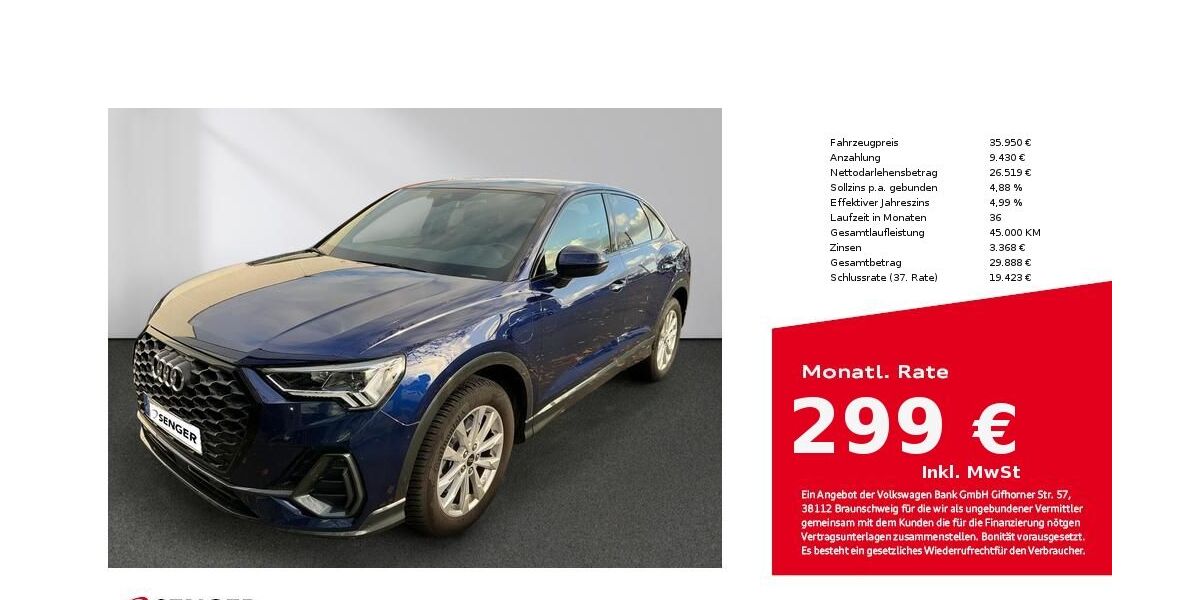 Audi Q3 42.050 km 33.880 &euro; Lübeck 23556