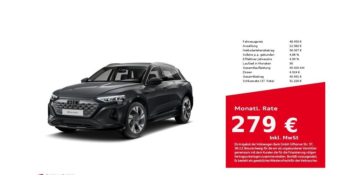 Audi Q8 e-tron 44.100 km 45.980 &euro; Lübeck 23556