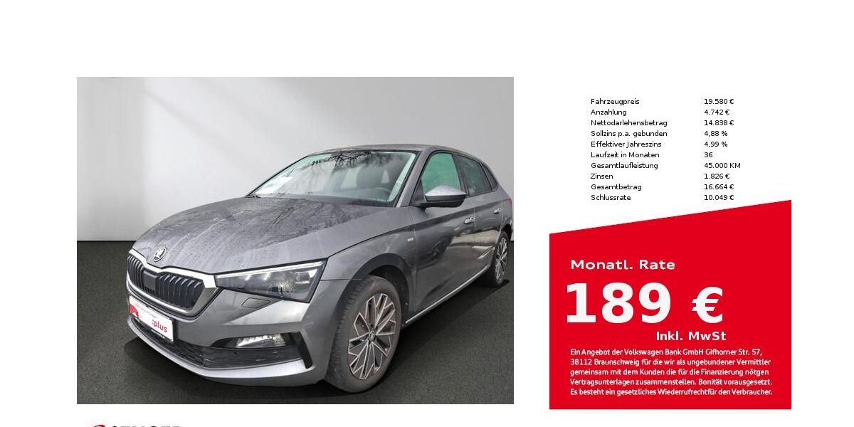 Skoda Scala 56.400 km 18.950 &euro; Bad Oldesloe 23843