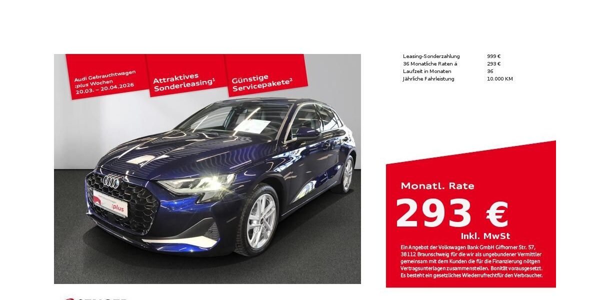 Audi A3 23.200 km 32.950 &euro; Lübeck 23556