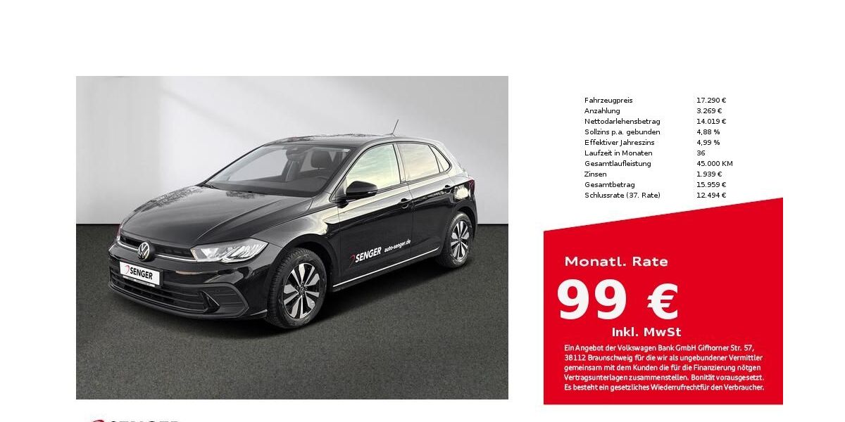 VW Polo 24.660 km 16.980 &euro; Bad Oldesloe 23843