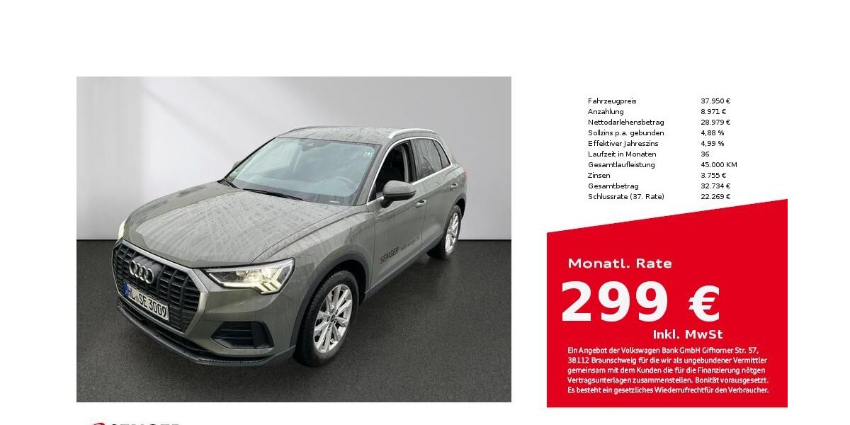 Audi Q3 33.850 km 35.880 &euro; Lübeck 23556