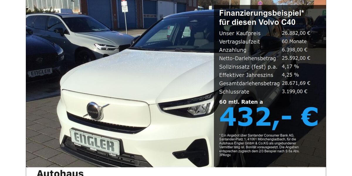 Volvo C40 19.159 km 31.990 &euro; Lübeck 23566