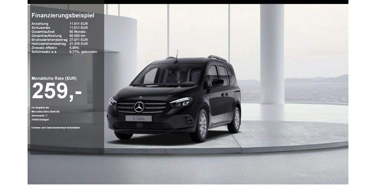 Mercedes-Benz T-Klasse 5.425 km 32.890 &euro; Lübeck 23556