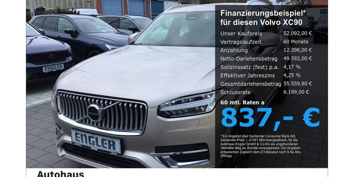 Volvo XC90 22.100 km 61.990 &euro; Lübeck 23566