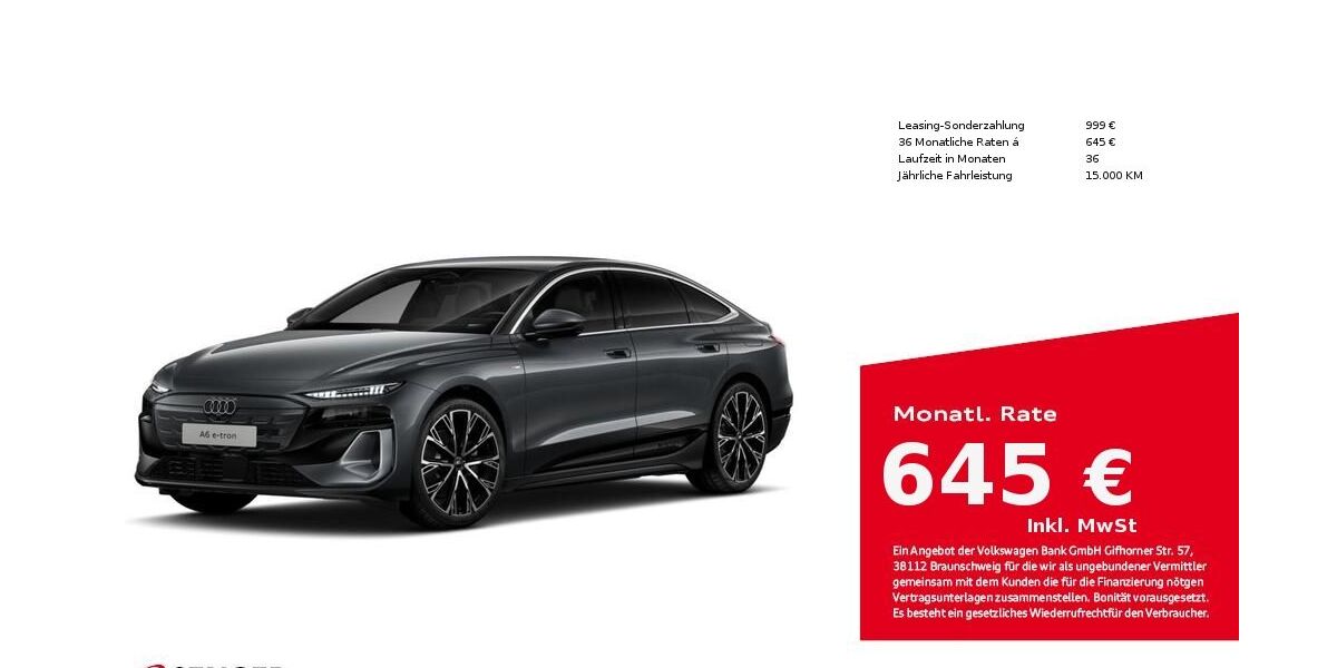 Audi A6 e-tron 8.320 km 57.450 &euro; Lübeck 23556