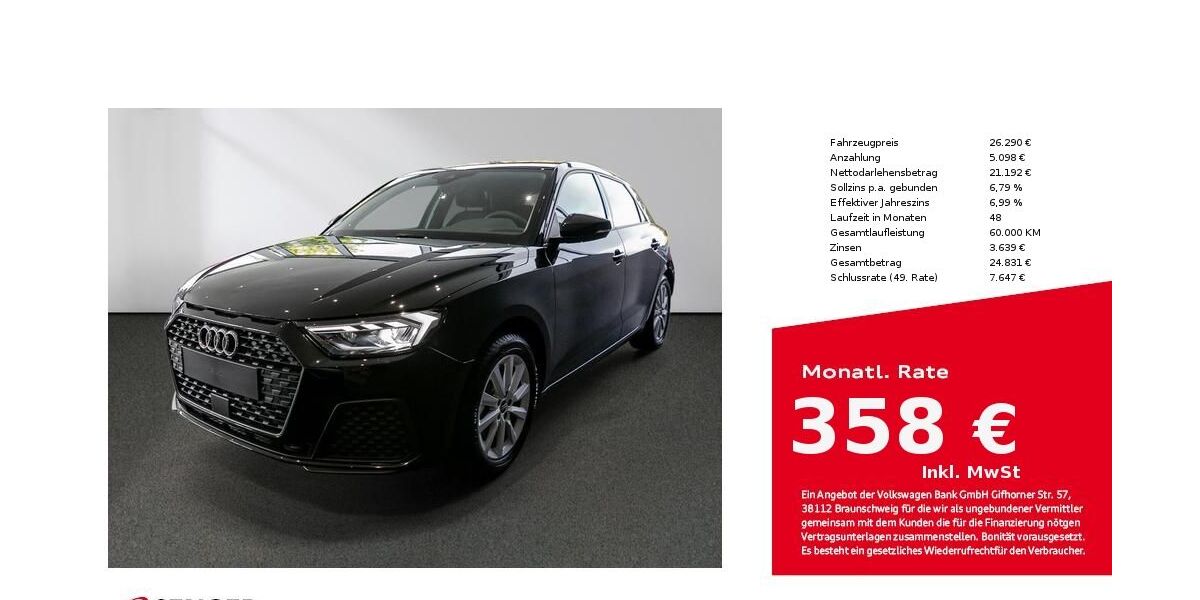 Audi A1 2.500 km 26.290 &euro; Lübeck 23556
