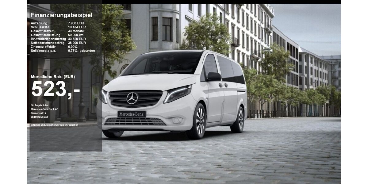 Mercedes-Benz Vito 37.000 km 43.890 &euro; Mölln 23879