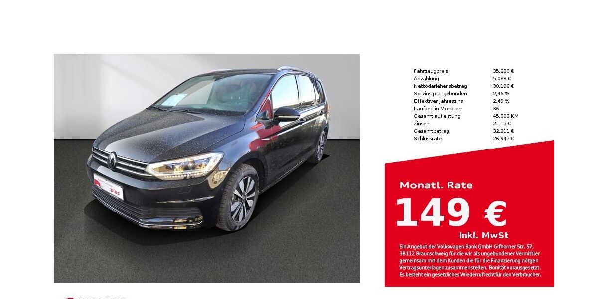 VW Touran 19.900 km 35.280 &euro; Bad Oldesloe 23843
