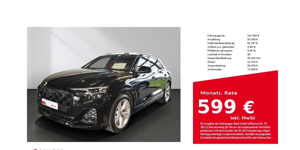 Audi Q8 2.000 km 107.950 &euro; Lübeck 23556
