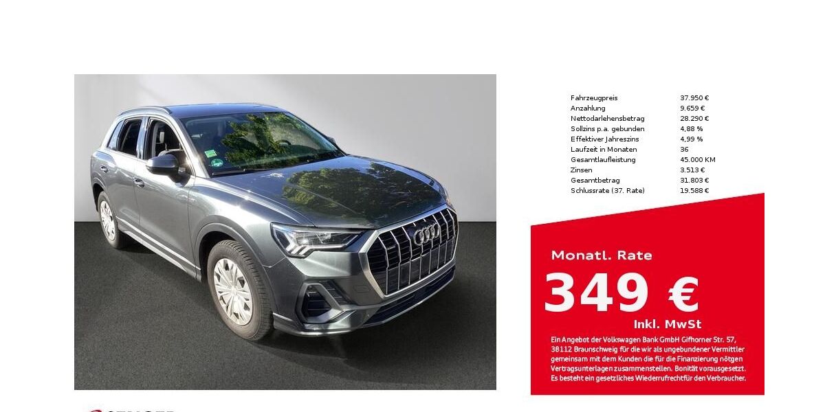 Audi Q3 68.600 km 35.880 &euro; Lübeck 23556
