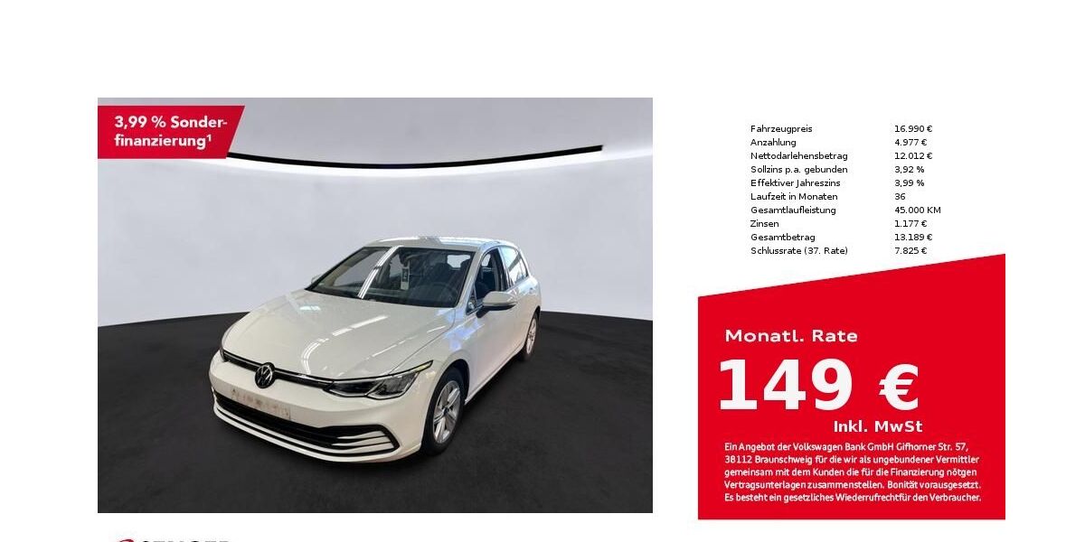 VW Golf 36.600 km 16.990 &euro; Bad Oldesloe 23843