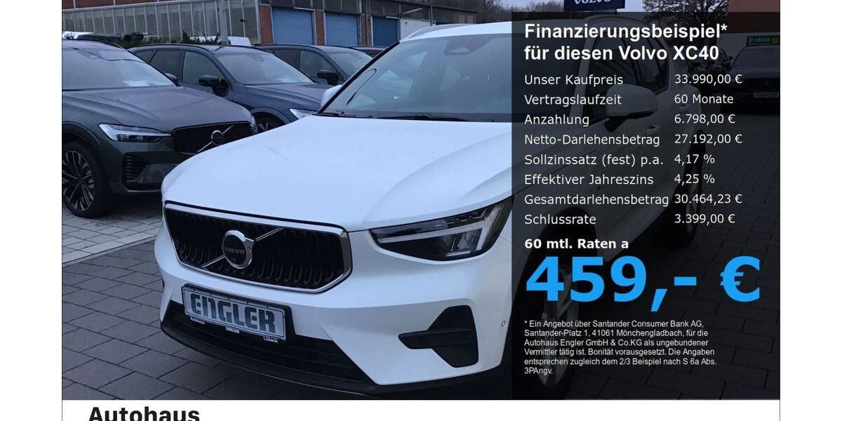 Volvo XC40 25.469 km 33.990 &euro; Lübeck 23566