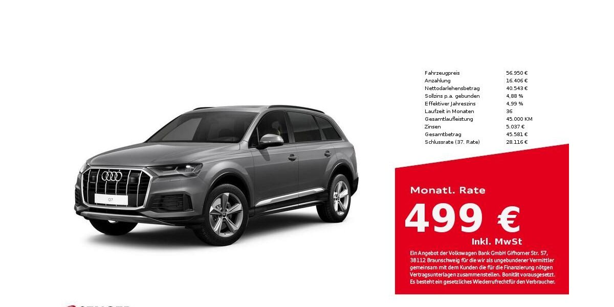 Audi Q7 109.050 km 56.950 &euro; Lübeck 23556