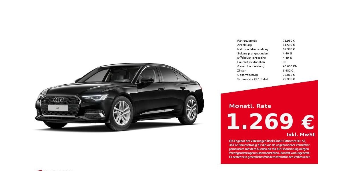 Audi A6 19.250 km 78.980 &euro; Lübeck 23556