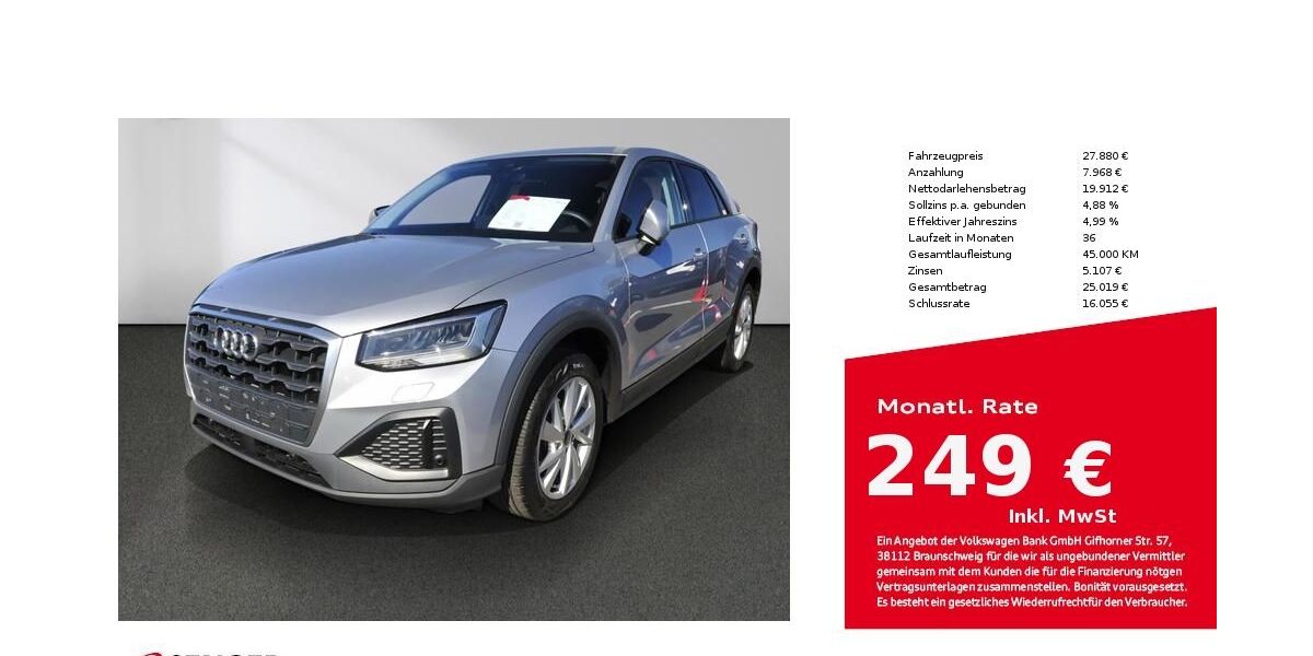 Audi Q2 26.950 km 27.880 &euro; Lübeck 23556