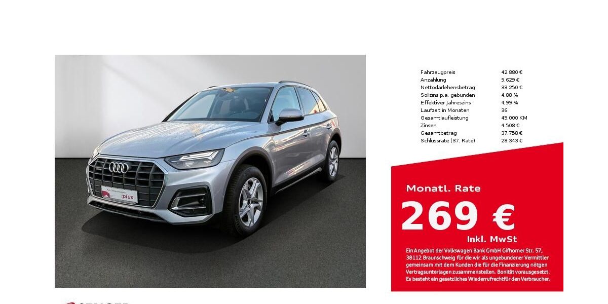 Audi Q5 17.300 km 38.980 &euro; Lübeck 23556