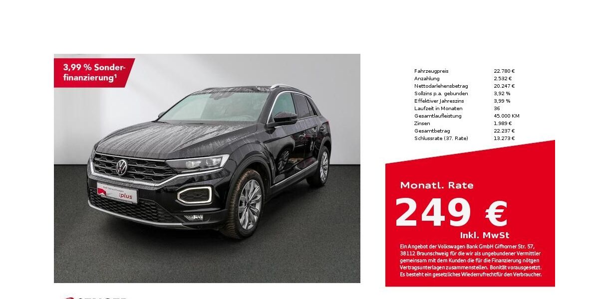 VW T-Roc 68.300 km 21.980 &euro; Bad Oldesloe 23843