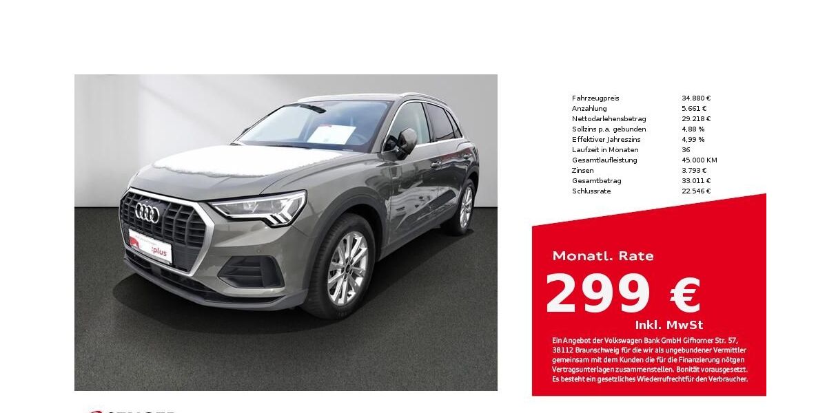 Audi Q3 33.850 km 31.780 &euro; Lübeck 23556