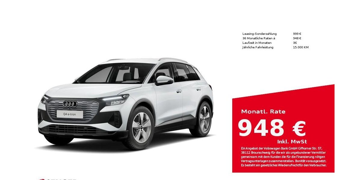 Audi Q4 e-tron 4.750 km 58.000 &euro; Lübeck 23556