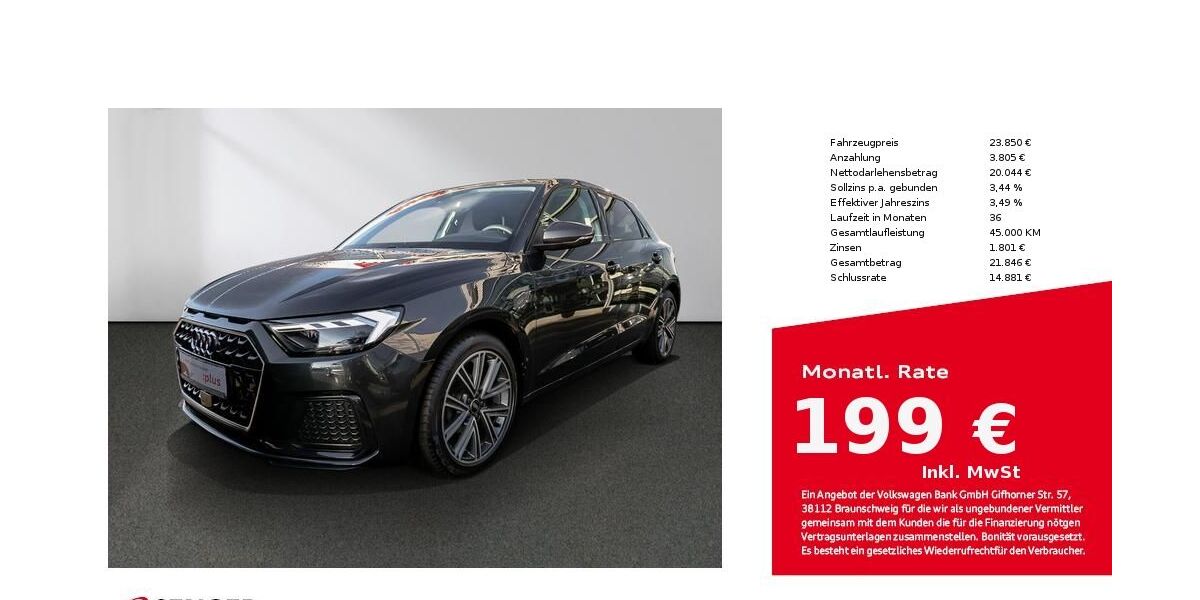 Audi A1 9.400 km 23.850 &euro; Lübeck 23556