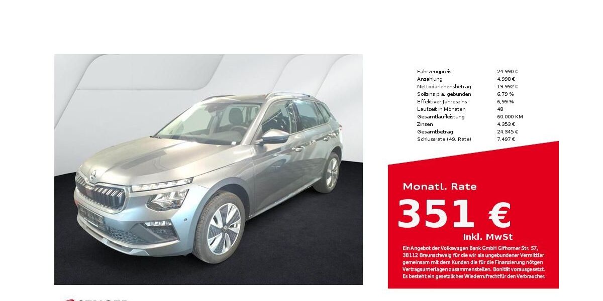 Skoda Kamiq 6.600 km 24.880 &euro; Bad Oldesloe 23843