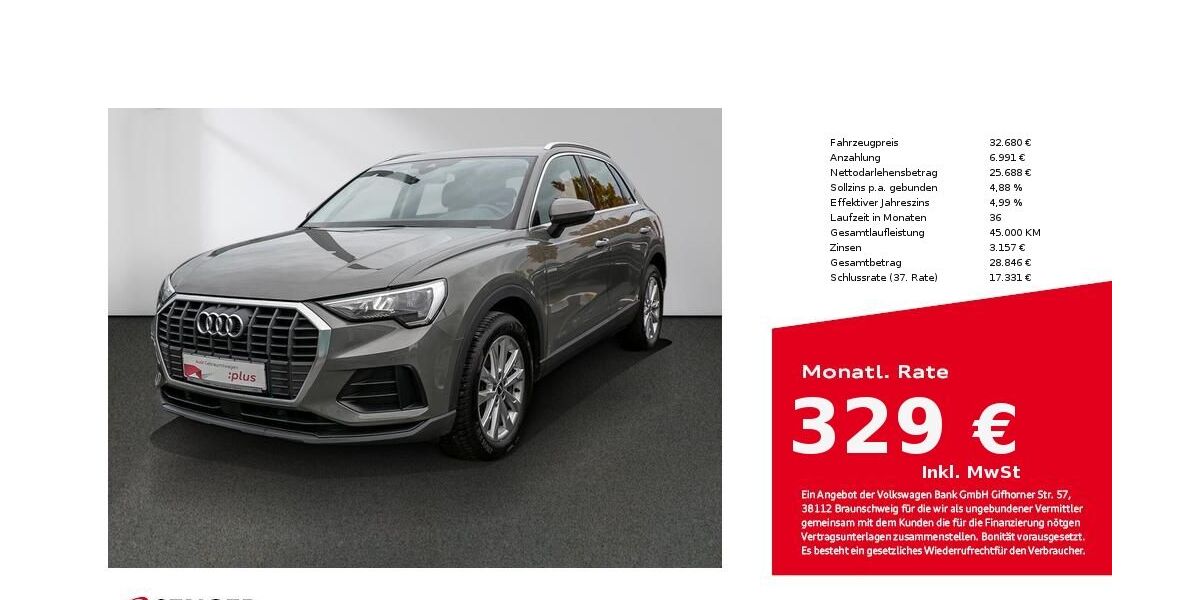 Audi Q3 41.900 km 29.340 &euro; Lübeck 23556