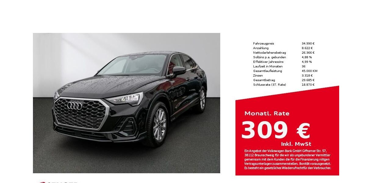Audi Q3 32.600 km 32.780 &euro; Lübeck 23556