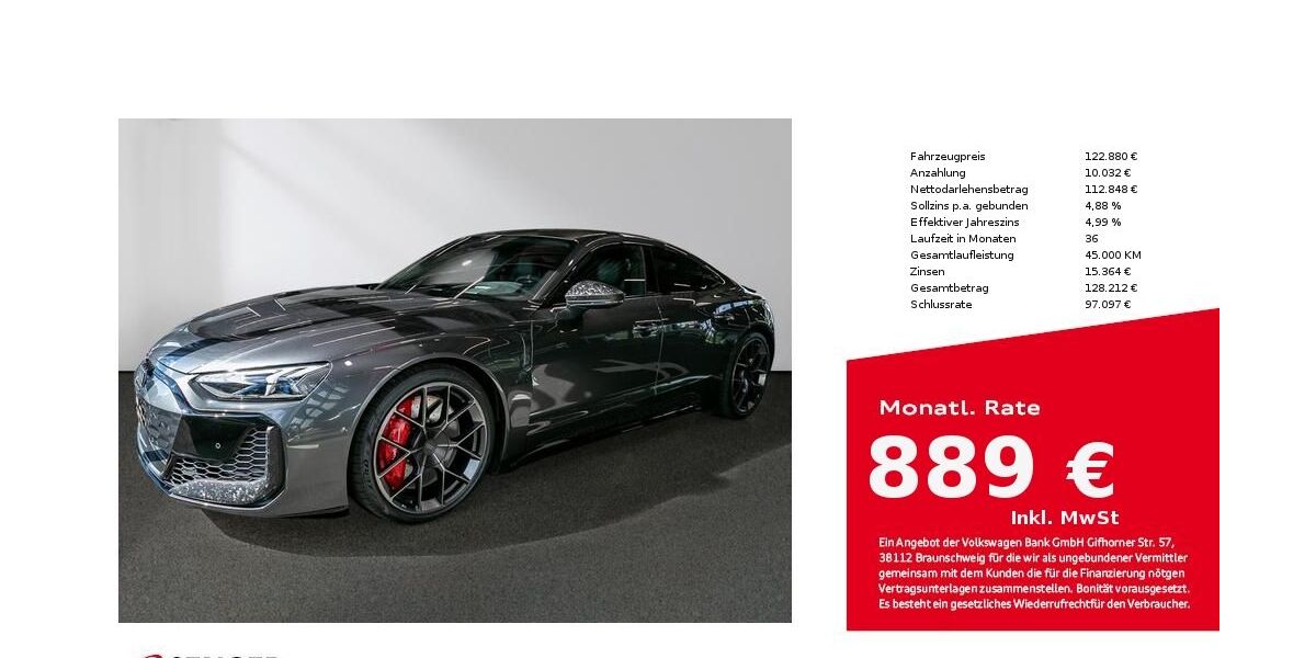 Audi RS e-tron GT 12.700 km 122.880 &euro; Lübeck 23556