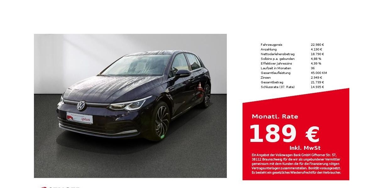 VW Golf 47.050 km 22.880 &euro; Bad Oldesloe 23843