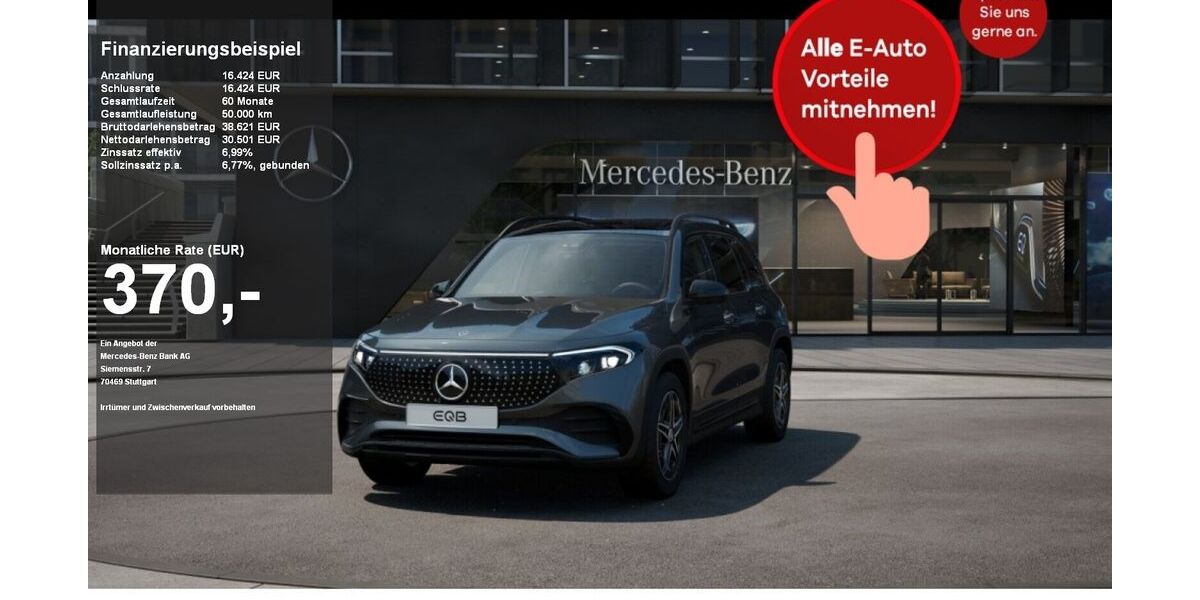 Mercedes-Benz EQB 11.323 km 46.925 &euro; Bad Oldesloe 23843